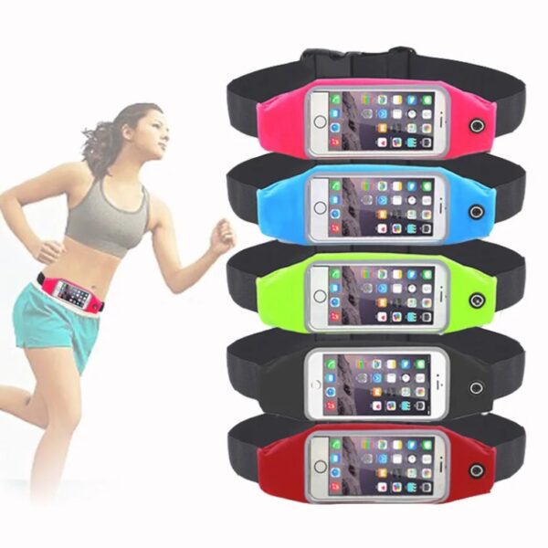 Brazalete Banda Brazo Cintura Sujetador Porta Celular 5 Canguro Para Entrenamiento Deportivo Impermeable - Ajustable