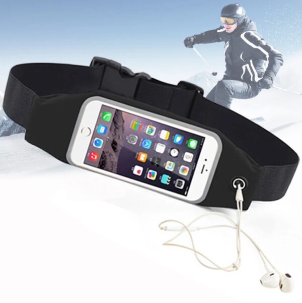 Brazalete Banda Brazo Cintura Sujetador Porta Celular Canguro Para Entrenamiento Deportivo Impermeable - Ajustable