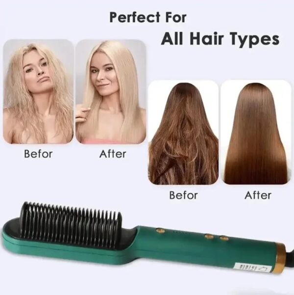 Peine Cepillo Alisador Eléctrico De Cabello 5 Niveles Calor 1 Peine Cepillo Alisador Eléctrico De Cabello 5 Niveles De Calor