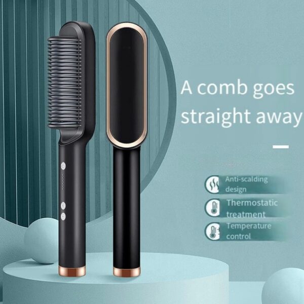 Peine Cepillo Alisador Eléctrico De Cabello 5 Niveles Calor 4 Peine Cepillo Alisador Eléctrico De Cabello 5 Niveles De Calor