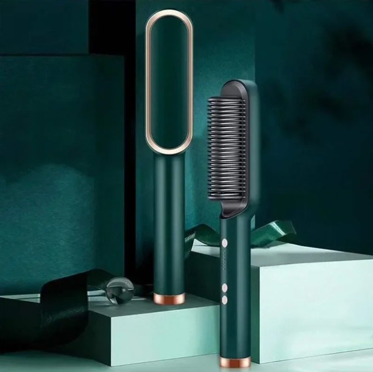 Peine Cepillo Alisador Eléctrico De Cabello 5 Niveles Calor 5