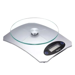 balanza-cocina-vidrio-5kg-plateado Balanza Digital de Cocina y Repostería 5kg Precisión 1g Plataforma de Vidrio Plateado