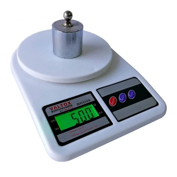 Balanza Gramera de Cocina y Repostería Valtox 1g a 7kg BRD09LC Blanco