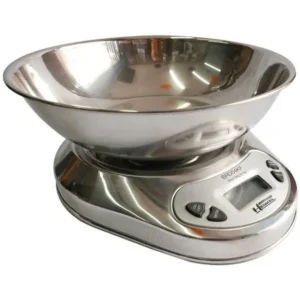 balanza-henkel-brd04kf-5kg-acero-plateado Balanza Gramera Henkel BRD04KF 5kg Acero Inoxidable con Bowl Plateado