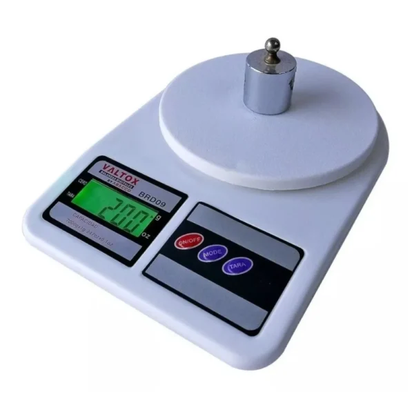 Balanza Gramera de Cocina y Repostería Valtox 1g a 7kg BRD09LC Blanco