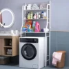 Organizador Estante para Lavadora y Secadora de 3 Niveles en Metal - Blanco