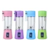 licuadora-portatil-usb-6-aspas-colores Licuadora Portátil Recargable USB Genérica 380ml de 6 Aspas - 40W para Batidos y Gimnasio