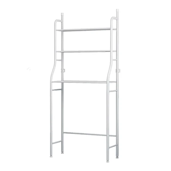 Organizador Estante para Lavadora y Secadora de 3 Niveles en Metal - Blanco