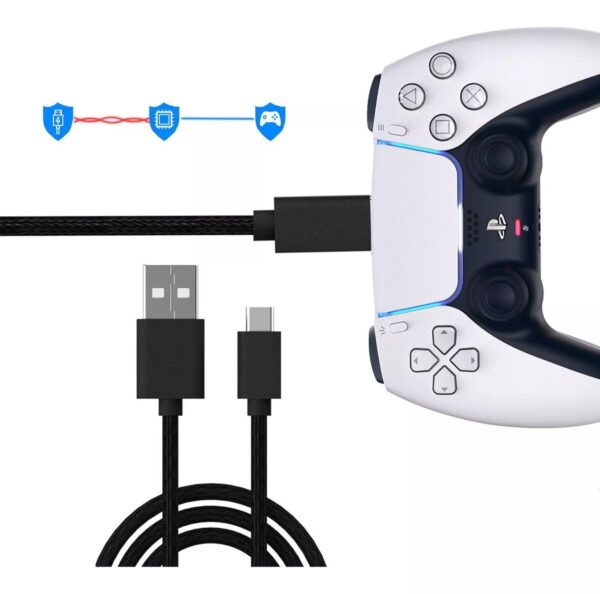 Cable De Carga Y Datos Para Mando Ps5 Dualsense Cable De Carga Y Datos Para Mando Ps5 Dualsense