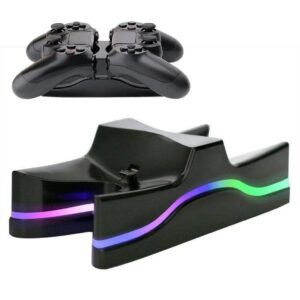 Cargador de Mandos PS4 Con indicadores LED UFO