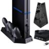 Soporte Base Vertical, Cooler Y Cargador Para Ps4 Fat Soporte Base Vertical, Cooler Y Cargador Para Ps4 Fat