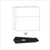 Soporte Base Mágica Vertical Para PS4 FAT