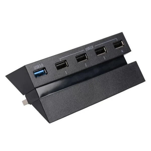 adaptador-hub-usb-5-puertos-ps4-fat-dobe-tp4-006-negro Adaptador Hub USB 5 Puertos para PS4 Fat Dobe TP4-006 - Negro