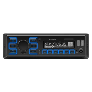 autoradio-bluetooth-mp3-auto-pantalla-lcd-negro Autoradio con USB, Bluetooth MP3 para Autos y Pantalla LCD QM-2201 - Negro