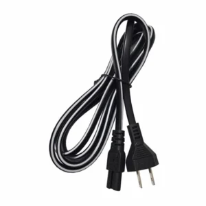 Cable de Poder y Alimentación para PS5, PS4, PS3, PS2 y PS1 de 1.8m - Negro