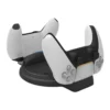 estacion-carga-controles-dualsense-playstation-5-clasica Soporte Vertical PS5 FAT con Cargador Dual de Mandos Mimd SND-465 - Negro