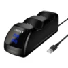 Cargador Doble para Mandos PS4 Estación Mimd SND-401 - Negro