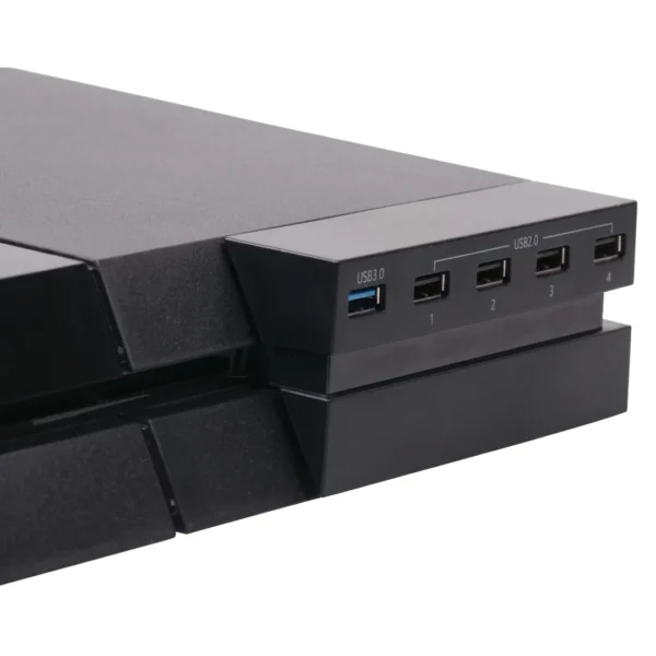 expansion-multipuerto-accesorios-consola-playstation-4-clasica Adaptador Hub USB 5 Puertos para PS4 Fat Dobe TP4-006 - Negro