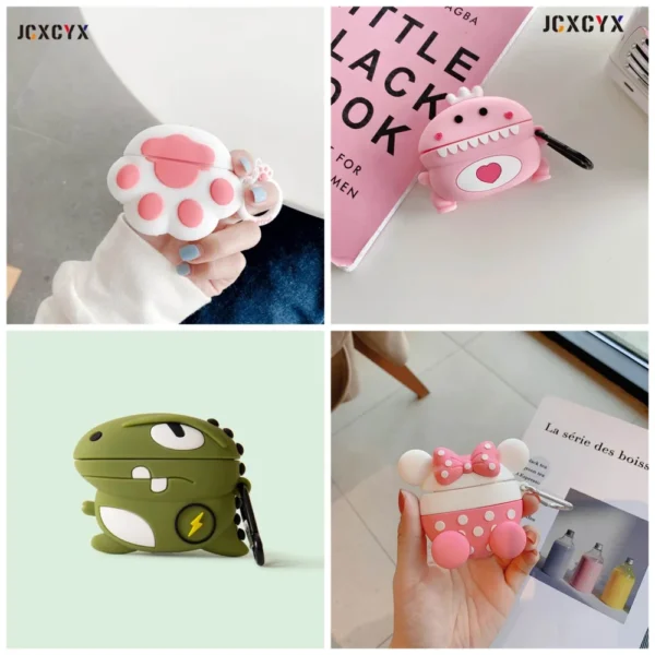 Funda de Silicona para AirPods Pro 1 y 2 - Diversos Diseños