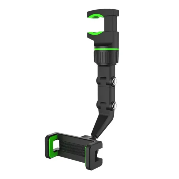 Soporte Holder Celular Universal Espejo Retrovisor Auto 360º L-803 - Negro