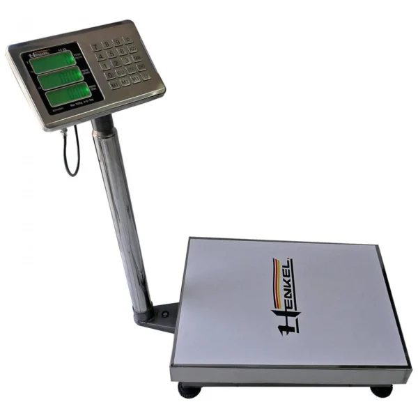 Balanza de Plataforma Henkel BCH300V de 300kg - Precisión 50g Plateado