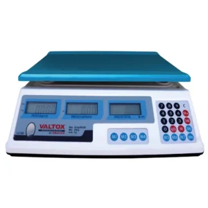Balanza Digital Valtox LC30 de 30kg Comercial - Precisión de 5g Blanco