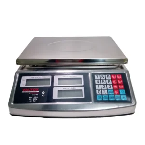 balanza-bodeguera-valtox-lc40-40kg-plateado Balanza Bodeguera Digital Valtox LC40 de 40kg - Precisión 2g Plateado