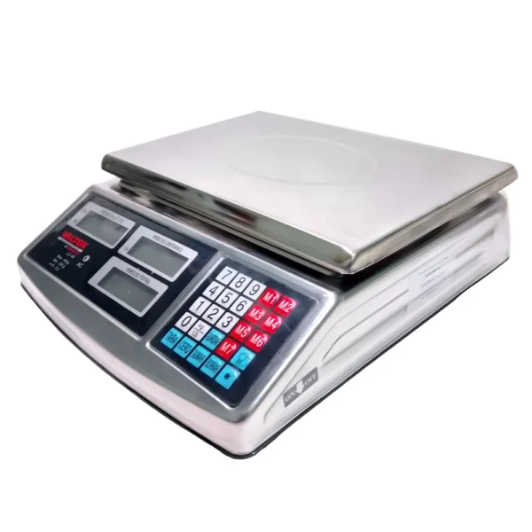 balanza-comercial-portatil-40kg-valtox-lc40-plateado Balanza Bodeguera Digital Valtox LC40 de 40kg - Precisión 2g Plateado