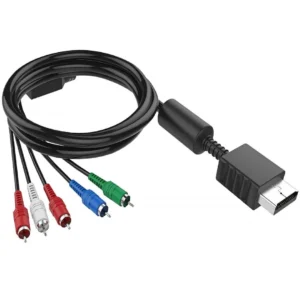 cable-componente-ypbpr-5-pines-playstation-2-3-negro Cable de Audio y Video Componente para PS2 y PS3 1.8m - Negro