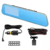 Cámara Espejo Retrovisor Auto Full HD 1080p 4.3" + Cámara Retroceso CD-D2 - Azul