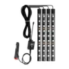 luces-led-interior-auto-rgb-bluetooth-seisa-mj-12bt-negro Luces LED RGB Para Interior De Auto Bluetooth Seisa MJ-12BT - Negro