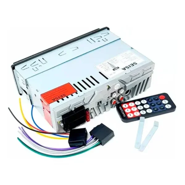 Autoradio Con Usb, Bluetooth Mp3 Seisa QM-C1884 con Máscara Desmontable - Negro