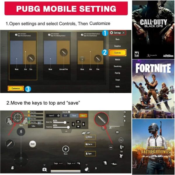 Gamepad Gatillero H10 Cooler Joystick Free Fire Fornite 4 Gamepad Gatillero H10 Cooler Joystick Free Fire Fortnite