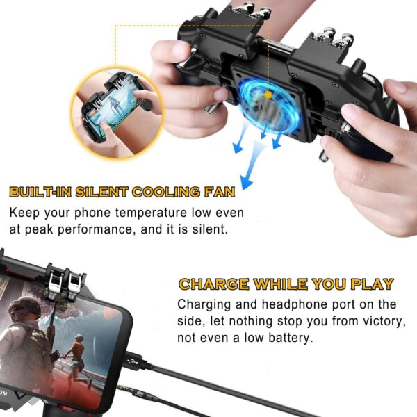 Gamepad Gatillero Sp Cooler Joystick Free Fire Fornite 3 Gamepad Gatillero Cooler Joystick Freefire Warzone COD Pubg
