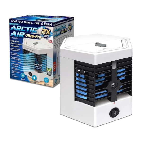 ventilador-humidificador-portatil-usb-enfriamiento-rapido Aire Acondicionado Portátil Arctic Air Ultra-Pro 4 en 1 - Humidificador y Ventilador USB Blanco