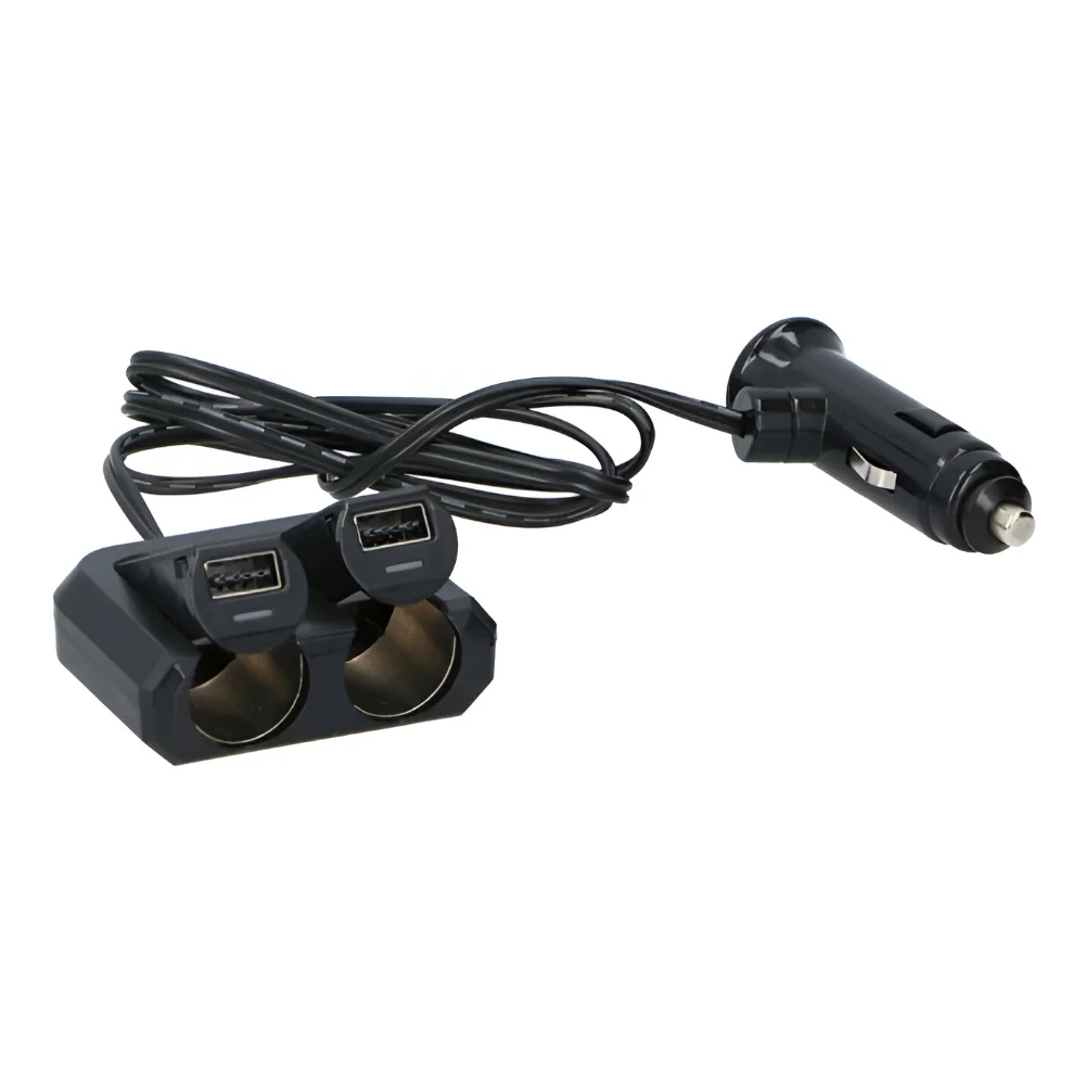 adaptador-cargador-auto-usb-smart-ic-doble-socket-negro