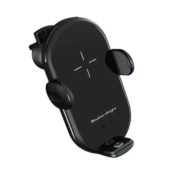 Soporte Holder Inteligente Cargador Inalámbrico Auto V30S 15W - Negro
