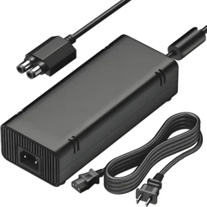 transformador-corriente-electrica-135w-consola-microsoft Cargador Adaptador Fuente de Poder Xbox 360 Slim SND-360-003 - Negro