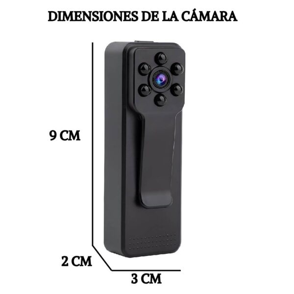 Mini Cámara Espía De Bolsillo 1080p Visión Nocturna Deportiva