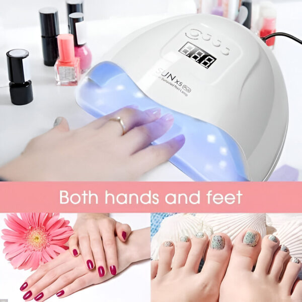 Lampara Led Uv Profesional Secadora Uñas 80W 36LED Manicure 5 Lampara Led Uv Profesional Secadora Uñas 80W 36LED Manicure