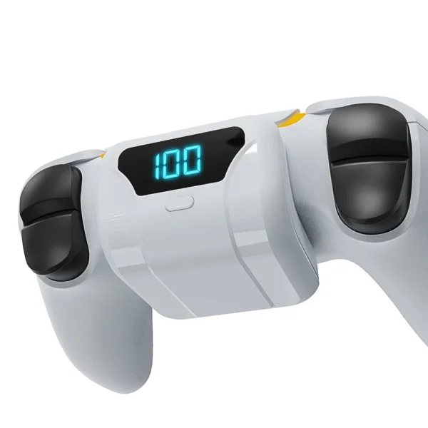 cargador-portatil-control-playstation-5-tipo-c Batería Recargable para Mando PS5 DualSense 1500mAh SND-2033 - Blanco
