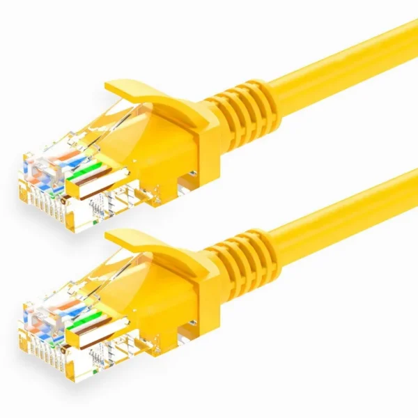 Cable de Internet Red LAN Ethernet RJ45 CAT6E 30 Metros - Amarillo