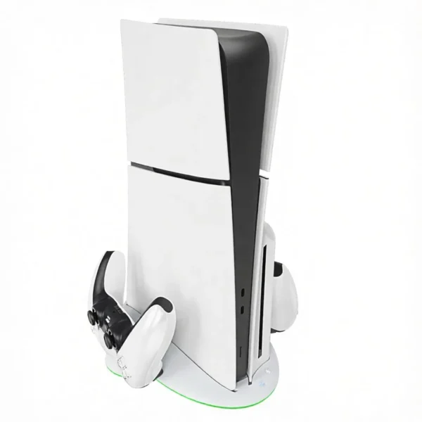 soporte-estacion-de-carga-y-refrigeracion-ps5-slim-yzc-499 Soporte Base Vertical Cooler y Cargador YZC-499 para PS5 Slim RGB - Blanco
