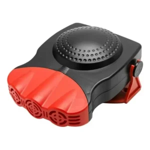 calefactor-ventilador-portatil-auto-12v-200w-negro-rojo Calefactor Ventilador Portátil Para Auto 12v 200W Desempañador Viajes - Negro