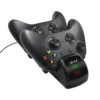 base-recargable-1200mah-accesorios-consola-microsoft Cargador de Mandos para Xbox One S/X Mimd SND-400 con 2 Baterías - Negro