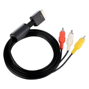 cable-audio-video-rca-playstation-1-2-3-seisa-negro Cable de Audio y Video RCA para PS1, PS2 y PS3 1.8 Metros - Negro