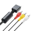 cable-reemplazo-audio-video-rca-consola-playstation Cable de Audio y Video RCA para PS1, PS2 y PS3 1.8 Metros - Negro