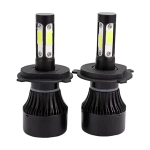 foco-led-h4-4-lados-24w-6000-lumenes-negro Kit Focos Led H4 De 24w 6000 Lúmenes 4 Lados 6000K - Negro