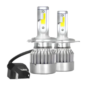 kit-focos-led-c6-h4-18w-iluminacion-vehicular-plateado Kit Focos Led C6 H4 De 18w Iluminación Vehicular 6000K - Plateado