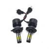 Kit Focos Led H4 De 24w 6000 Lúmenes 4 Lados 6000K - Negro